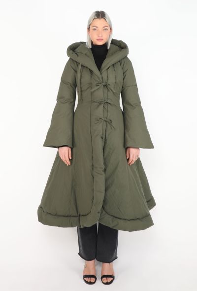 Loewe 2020 Flared Puffer Coat - 1