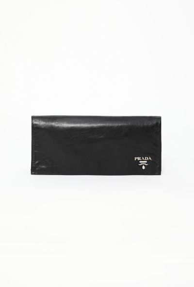 Prada Black Nappa Clutch - 1 Prada Black Nappa Clutch - 1