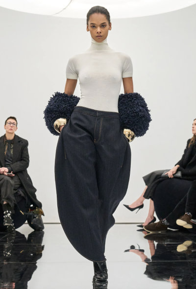 Alaïa F/W 2024 Wool Denim Rounded Jeans - 2