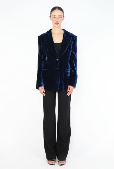 Gucci 1995 Tailored Velvet Blazer - 2