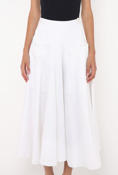Saint Laurent Vintage Flared Cotton Skirt - 2 Saint Laurent Vintage Flared Cotton Skirt - 2