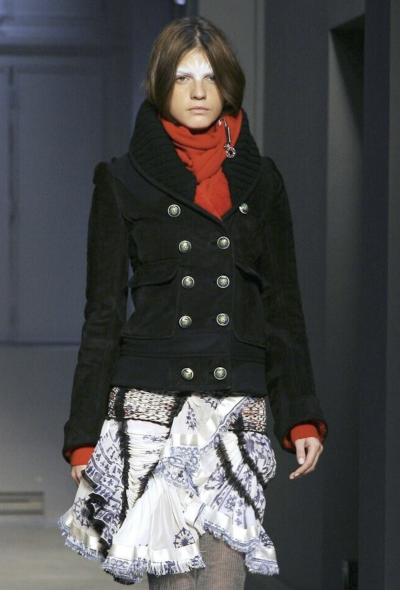 Balenciaga Collector F/W 2007 Ruched Silk Skirt - 2