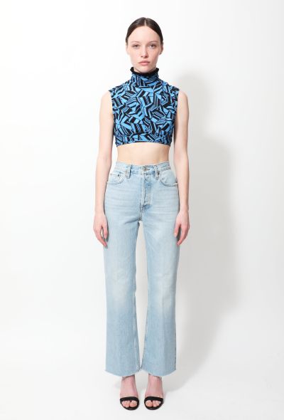 Chloé 2018 Graphic Cropped Top - 1