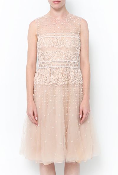 Valentino STUNNING Hand-Embroidered Lace Dress - 2