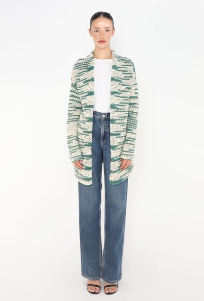 Missoni Iridescent Striped Mohair Cardigan - 1