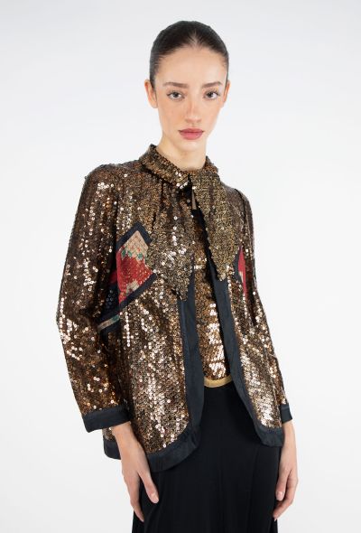 Koos van den Akker '70s Sequin Gown Ensemble - 1