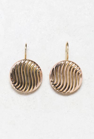                             Vintage 18k Rose Gold Earrings