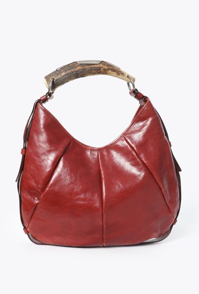 Saint Laurent 2000s Leather Mombasa Bag - 1