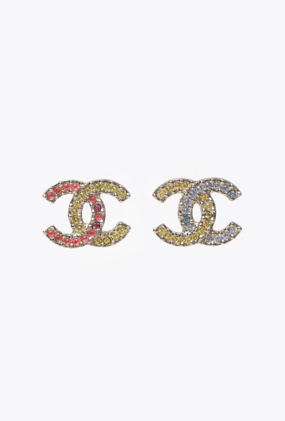Chanel 2023 Strass 'CC' Earrings - 1 Chanel 2023 Strass 'CC' Earrings - 1