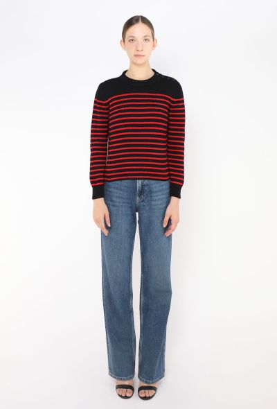 Saint Laurent 2013 Striped Knit Sweater - 2 Saint Laurent 2013 Striped Knit Sweater - 2