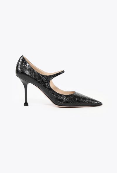 Prada 2021 St. Cocco Embossed Pumps - 1