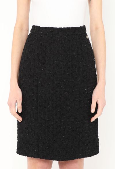 Chanel Resort 2021 Embroidered Tweed Skirt - 2 Chanel Resort 2021 Embroidered Tweed Skirt - 2