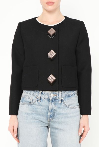 Gucci Resort 2023 Cube Button Jacket - 1 Gucci Resort 2023 Cube Button Jacket - 1