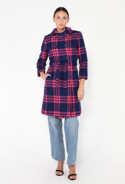 Lord & Taylor 1960s Houndstooth Tweed Coat - 1