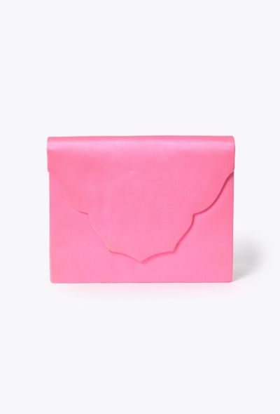 Saint Laurent '90s Satin Envelope Clutch - 1
