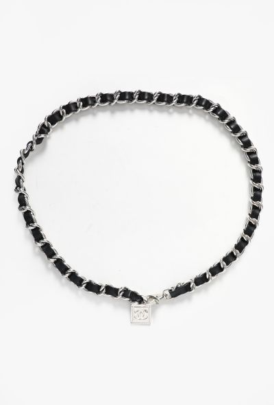 Chanel Fall 2004 Chain and Leather 'CC' Belt - 1