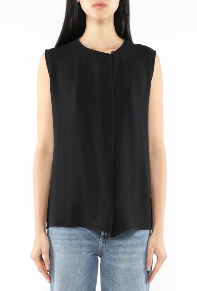 Hermès Martin Margiela Sleeveless Silk Top, 1990s - 1
