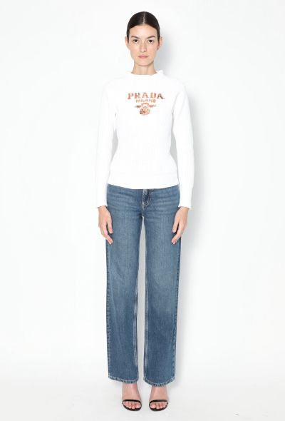 Prada 2022 Knit Emblem Sweater - 2 Prada 2022 Knit Emblem Sweater - 2