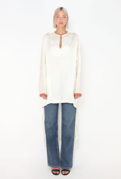 Loewe S/S 2019 Asymmetrical Silk Tunic - 1