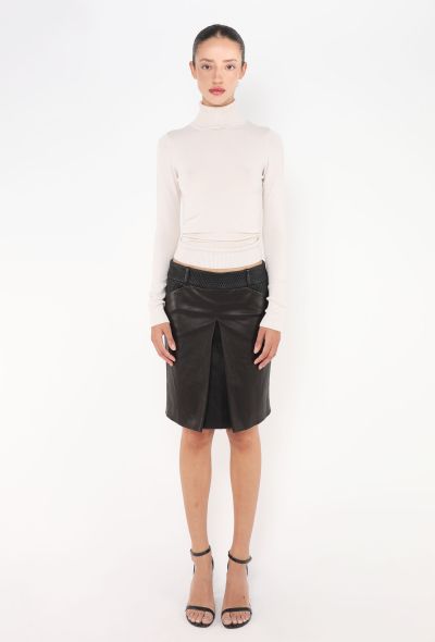 Chanel F/W 2009 Quilted Lambskin Skirt - 1 Chanel F/W 2009 Quilted Lambskin Skirt - 1