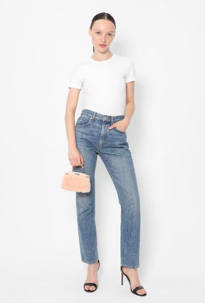 Fendi Micro Shearling Peekaboo Bag - 2