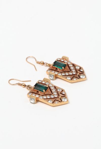 Modern Designers Mawi Deco Crest Earrings - 2