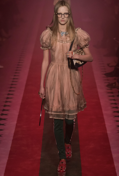 Gucci S/S 2017 Jersey Stirrup Leggings - 2