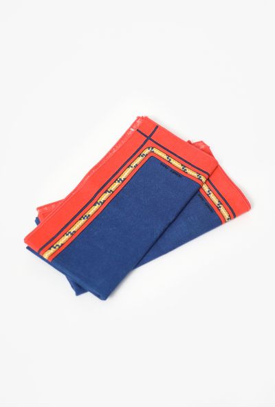 Hermès Vintage Printed Placemat Set - 2 Hermès Vintage Printed Placemat Set - 2