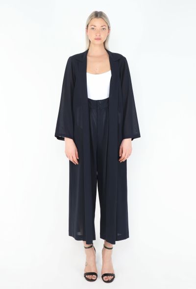 Yohji Yamamoto Late '80s Trompe l'Œil Silk Jumpsuit - 1
