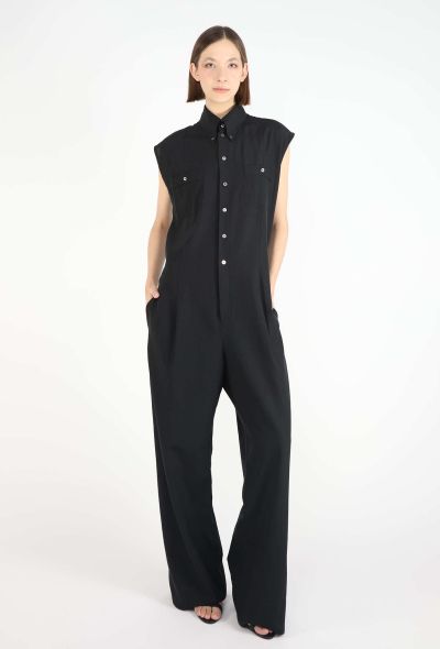 Alexander McQueen Late '90s Sleeveless Cotton Jumpsuit - 1