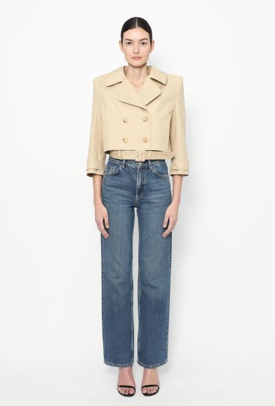 Coperni S/S 2023 Cropped Trench Jacket - 1 Coperni S/S 2023 Cropped Trench Jacket - 1