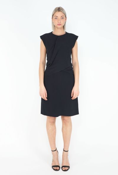 Céline 2013 Draped Crêpe Dress - 1