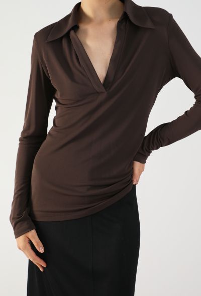 Gucci 1996 V-Neck Jersey Tunic - 1