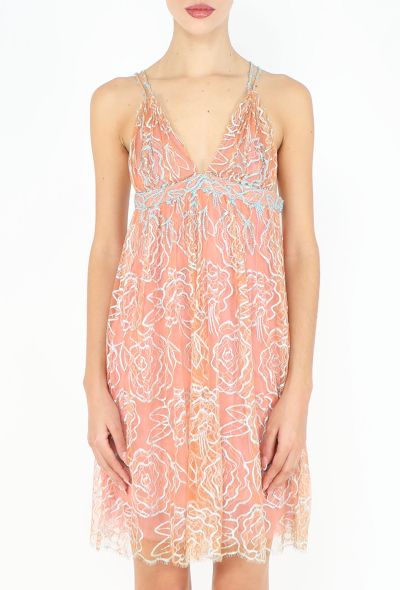Guy Laroche '90s Embroidered Lace Dress - 1