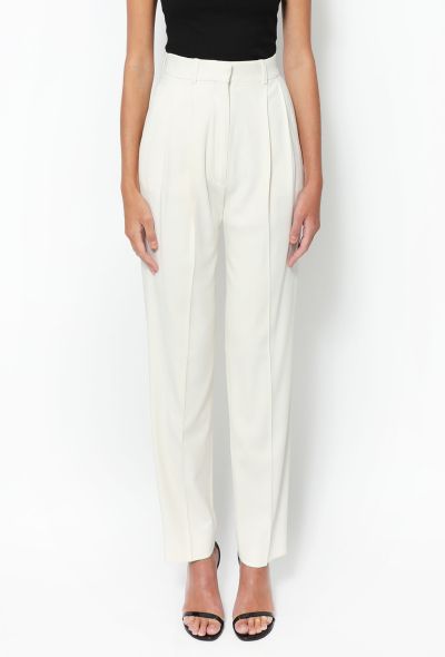                             Céline by Phoebe Philo Pleated Twill Trousers
