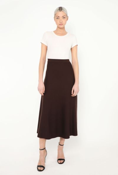 Gabriela Hearst F/W 2021 Freddie Flare Skirt - 1 Gabriela Hearst F/W 2021 Freddie Flare Skirt - 1