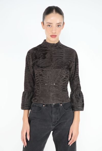 Gucci CAMPAIGN F/W 1999 Astrakhan Jacket - 1