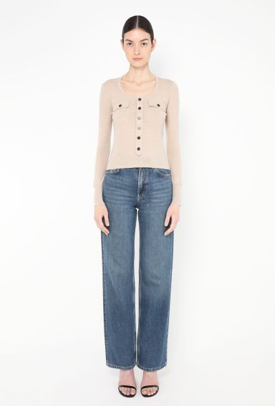 Balenciaga 2004 Ribbed Button Top - 2