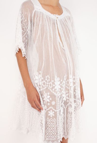 Antique Netted Lace Dress, 1920s - 1