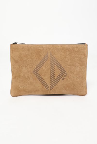 Dior 2021 Nubuck Diamond Pouch - 1 Dior 2021 Nubuck Diamond Pouch - 1