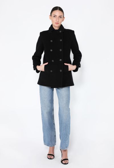 Prada 1996 Classic Wool Peacoat - 2