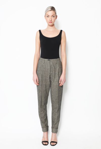                                         F/W 2010 Houndstooth Wool Trousers-1