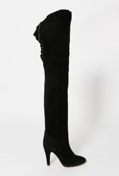                             F/W 2009 Ruffled Over-Knee Boots - 1