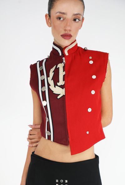 Maison Margiela RARE S/S 2005 Artisanal Upcycled Military Vest - 1