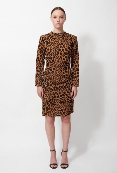                             F/W 1992 Leopard Print Dress - 1