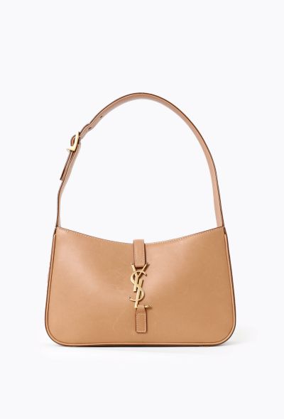 Saint Laurent Dark Beige Le 5 À 7 Hobo Bag - 1 Saint Laurent Dark Beige Le 5 À 7 Hobo Bag - 1