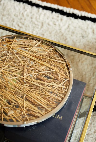 Dior 1972 Casted Wheat Platter - 2 Dior 1972 Casted Wheat Platter - 2