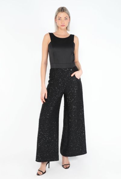 Chanel F/W 2018 Sequin Smoking Jumpsuit - 1