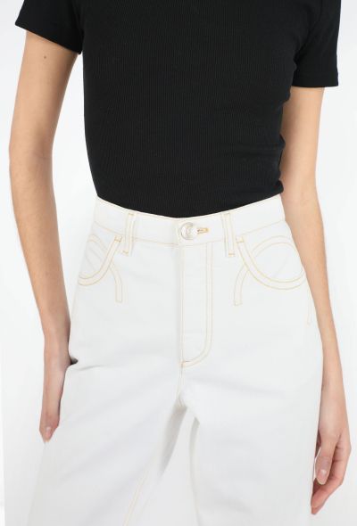 Chanel 2020 'COCO' Embroidered Jeans - 2