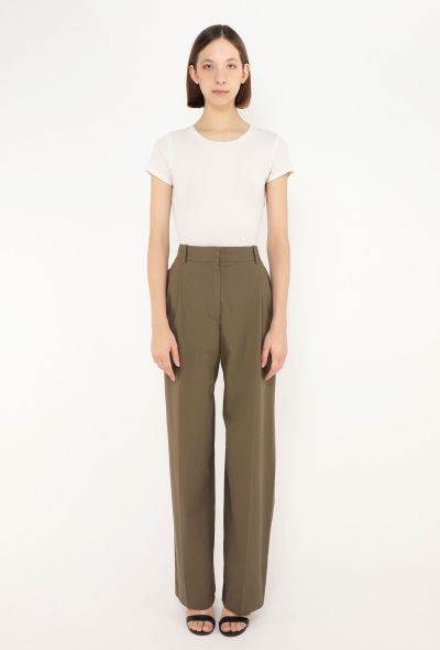 The Row S/S 2025 Lilas Pleated Pants - 1